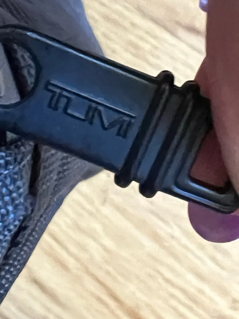 TUMI 15” Black padded laptop sleeve w/ ballistic padding